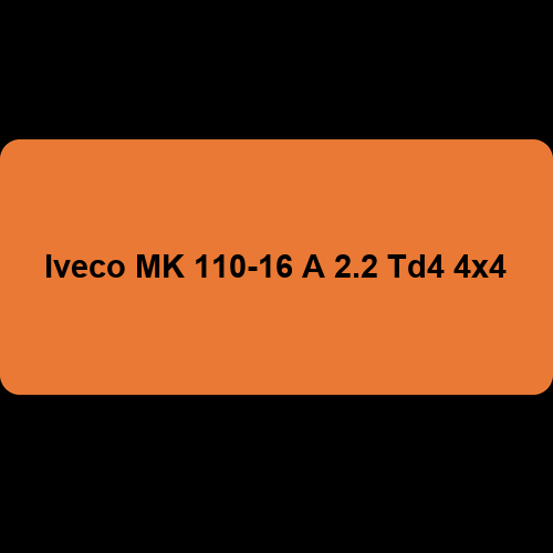 Iveco MK 110-16 A 2.2 Td4 4x4